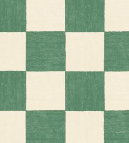 Battenberg Wallpaper by Woodchip & Magnolia Spinach Green