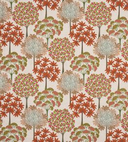 Baywood Fabric by Jane Churchill Red