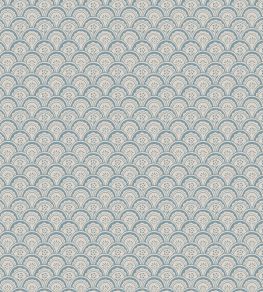 Beata Wallpaper by Sandberg Misty Blue