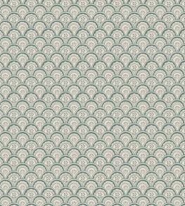 Beata Wallpaper by Sandberg Moss Green