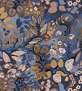 Belle De Nuit Wallpaper by Casamance Indigo