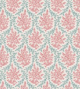 Bedgebury Fabric by Nina Campbell Red/Teal