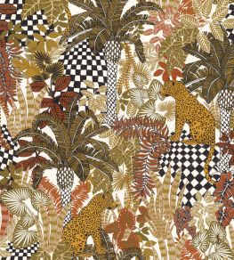 Belize Wallpaper by Casamance Blanc/Kaki