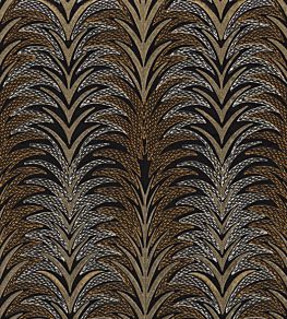 Belle Etoile Fabric by Casamance Noire Mordore