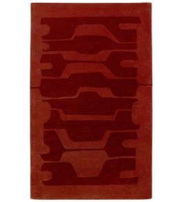Benares Rug by Christopher Farr Rust