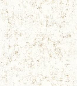 Benton Uni Metallic Wallpaper by Caselio Blanc neige dore