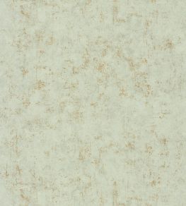 Benton Uni Metallic Wallpaper by Caselio Vert amande dore
