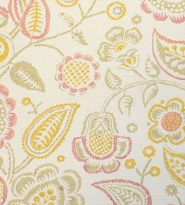 Bepton Fabric by Titley and Marr Maize, Blush & Olive