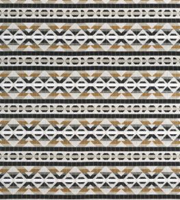 Berber Blanket Fabric by Thibaut Black