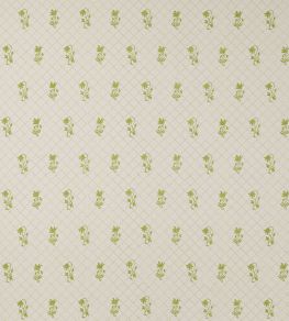 Berkeley Sprig Fabric by Colefax and Fowler Lime Green