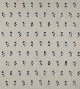 Berkeley Sprig Fabric by Colefax and Fowler Navy Blue