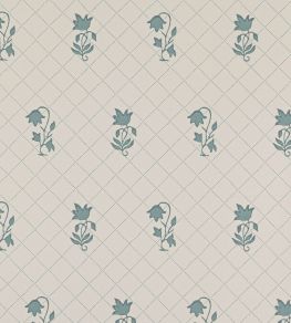 Berkeley Sprig Wallpaper by Colefax and Fowler Teal