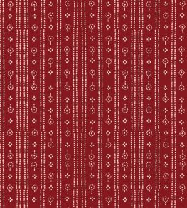 Birdlip Fabric by Parker & Jules Crimson