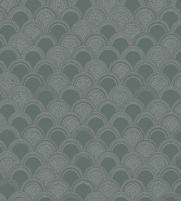 Birgit Wallpaper by Borastapeter Green