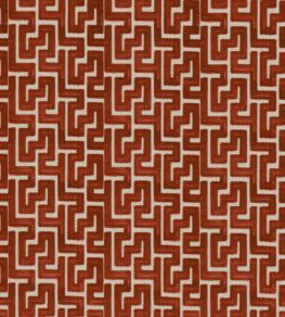 Biscaya Fabric by Camengo Terracotta