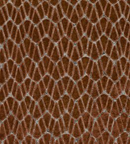 Rombo Fabric by Black Edition Copper