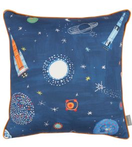 Blast Off Cushion 50 x 50cm by Villa Nova Blue
