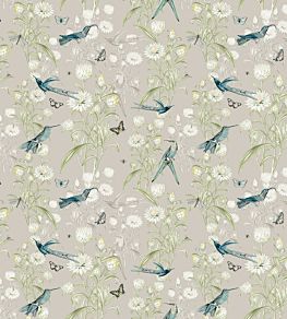 Menagerie Fabric by Blendworth Blue/Green/Neutral