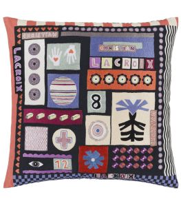 Bloc - Note Cushion 55 x 55cm by Christian Lacroix Mosaique
