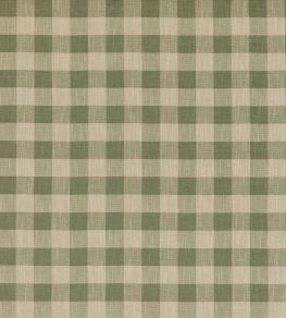 Block Check Fabric by Baker Lifestyle Green