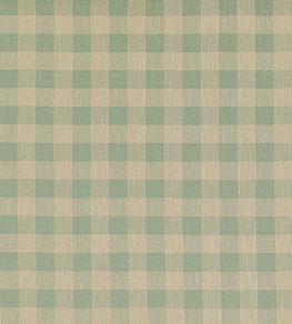 Block Check Fabric by Baker Lifestyle Soft Aqua
