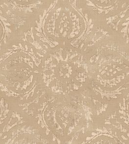 Blockprint Diagonal Tiles Wallpaper by Eijffinger Almond