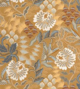 Bloomsbury Wallpaper by Casadeco Jaune Curry