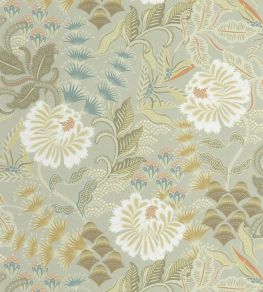 Bloomsbury Wallpaper by Casadeco Vert Amande