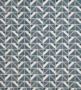 Bloomsbury Square Fabric by Anna French Navy