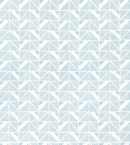Bloomsbury Square Fabric by Anna French Soft Blue