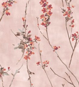 Blossom Fabric by Woodchip & Magnolia Burnt Orange & Blush