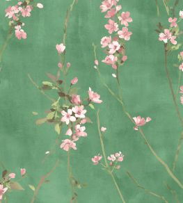 Blossom Fabric by Woodchip & Magnolia Evergreen