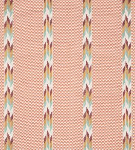 Bodhi Fabric by Jane Churchill Red/Multi