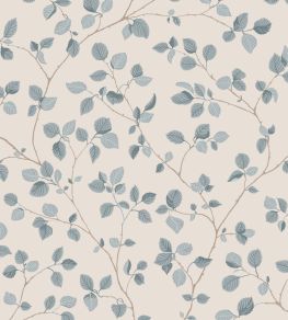 Bokskog Wallpaper by Sandberg Misty Blue