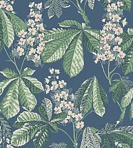 Chestnut Blossom Wallpaper by Borastapeter Navy