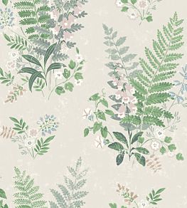 Foxglove Wallpaper by Borastapeter Beige White