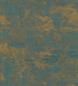 Bosquet Fabric by Nobilis Teal