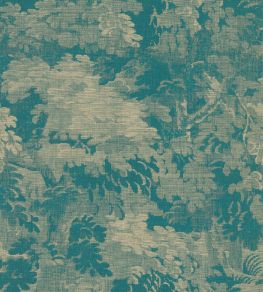 Bosquet Sisal Wallpaper by Nobilis Blue