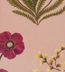 Botanical Flora in Wellington Velvet Fabric by Liberty Lacquer