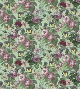 Botanical Flower Fabric by Designers Guild Sage