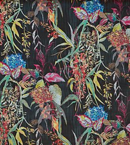 Botanist Fabric by Prestigious Textiles Ebony