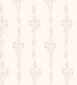 Bow Peep Fabric by Woodchip & Magnolia Pink Cloud