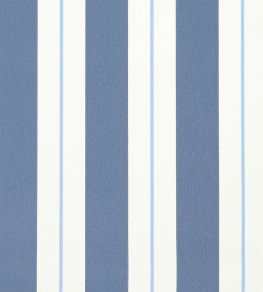 Bramante Stripe Wallpaper by Osborne & Little Indigo
