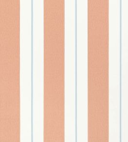 Bramante Stripe Wallpaper by Osborne & Little Terracotta