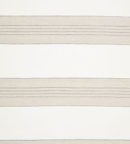 Broad Stripe Linen Fabric by Volga Linen Natural/White