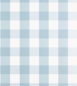 Buffalo Check Wallpaper by Thibaut Spa Blue