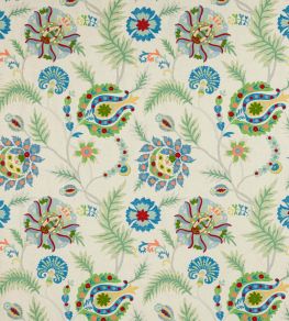Bukhara Fabric by Jane Churchill Green/Multi