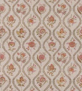 Burford Embroidery Fabric by GP & J Baker Red/Bronze
