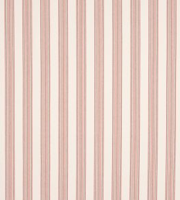 Burlow Stripe Fabric by Jane Churchill Red