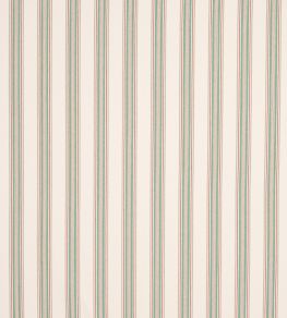 Burlow Stripe Fabric by Jane Churchill Red/Green